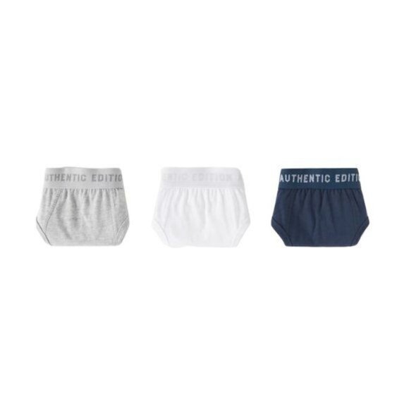 ZARA THREE PACK SLIPS WITH TEXT WHITE | 8501/785 - Picture 1 of 4